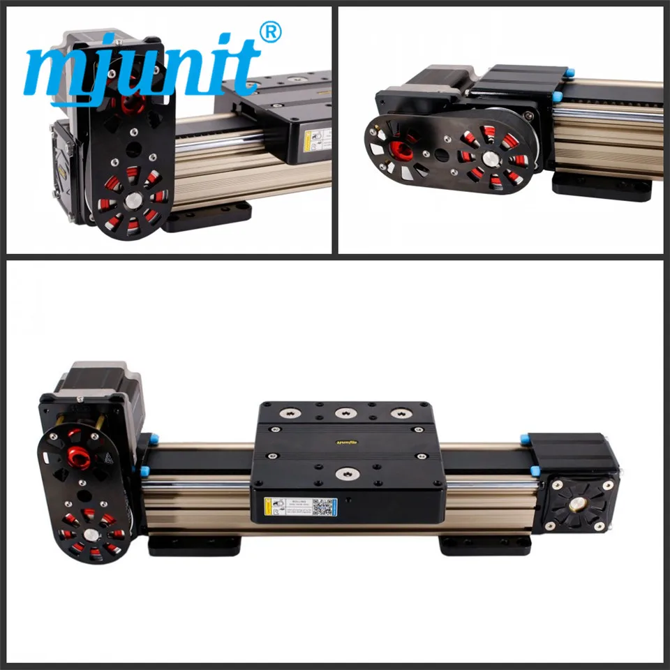 

mjunit MJ80 600mm stroke length Cheap price cnc linear guide rail for cnc drilling cutting engraving machine Timing Pulley Reduc