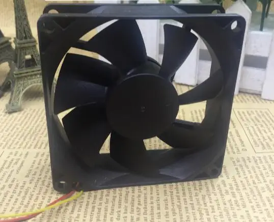 

Wholesale: original JF0825B1UM-R 12V 0.37A 8025 3 line large air volume double ball heat dissipation fan