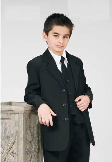 

Top sell/Free shipping/Custom Made Kid tuxedo Notch Collar Children Wedding Suit Boys Attire(Jacket+Pants+Tie+Waistcoat) G943