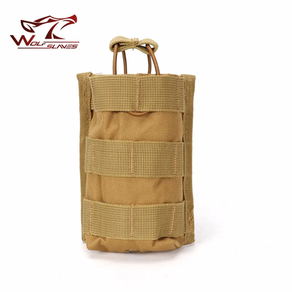 Tactical  Single Molle Magazine Pouch Open Top Multicam Bag For M4 M16 5.56 .223  Airsoft Hunting Rifle Case Camo Bag