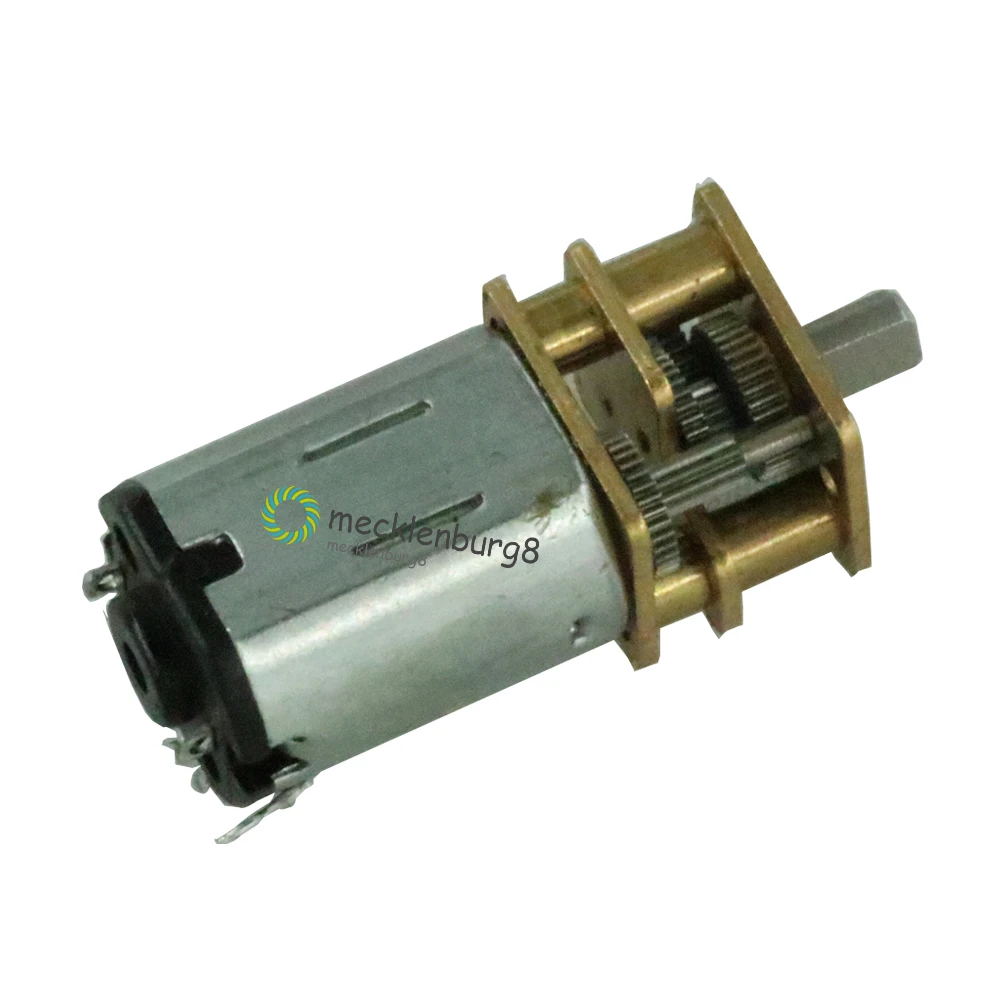 Micro Speed Reduction Gear Motor with Metal Gearbox Wheel DC 6V 30RPM N20