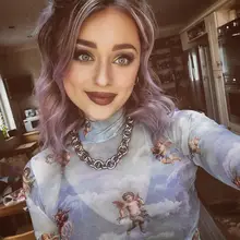 Women’s Sheer Mesh Long Sleeve T-Shirt #5