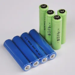 4PCS IFR 3.2v 10440 LiFePo4 rechargeable battery 500mah AAA lithium ion cell + 4pcs fake battery for digital camera toys