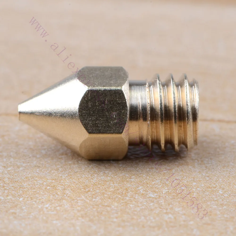 2pcs 3D Printer Accessory Brass Nozzle for Zortrax M200 M300, Afinia H479, H480,3D Printer, 0.2/0.3/0.4/0.5mm