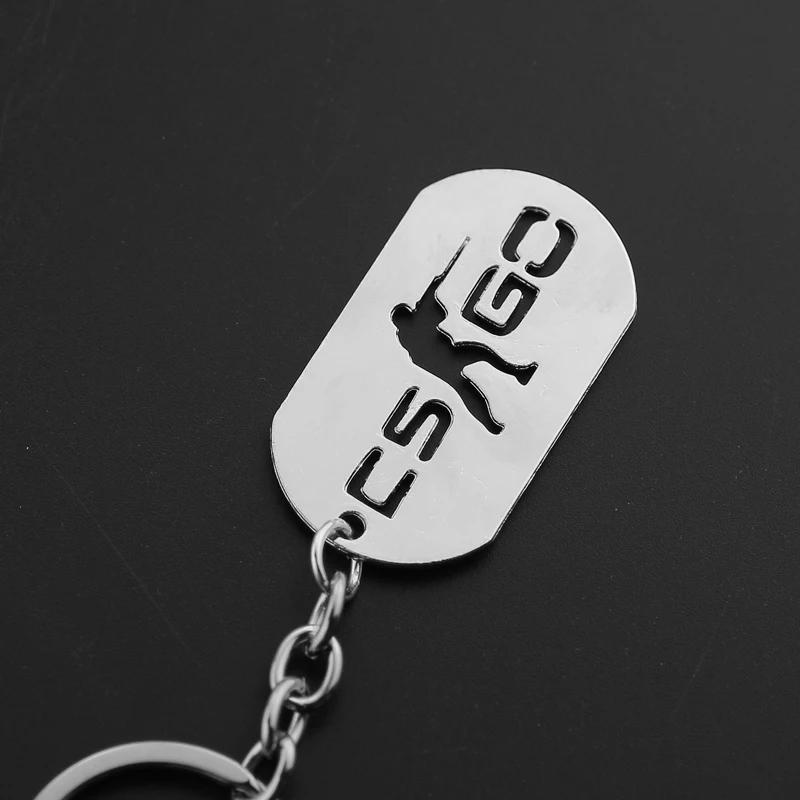 Game CSGO metal Keychain Counter Strike CS GO Alloy Key Chains For Men Male Keying Porte Clef Chaveiro Backpack accessories