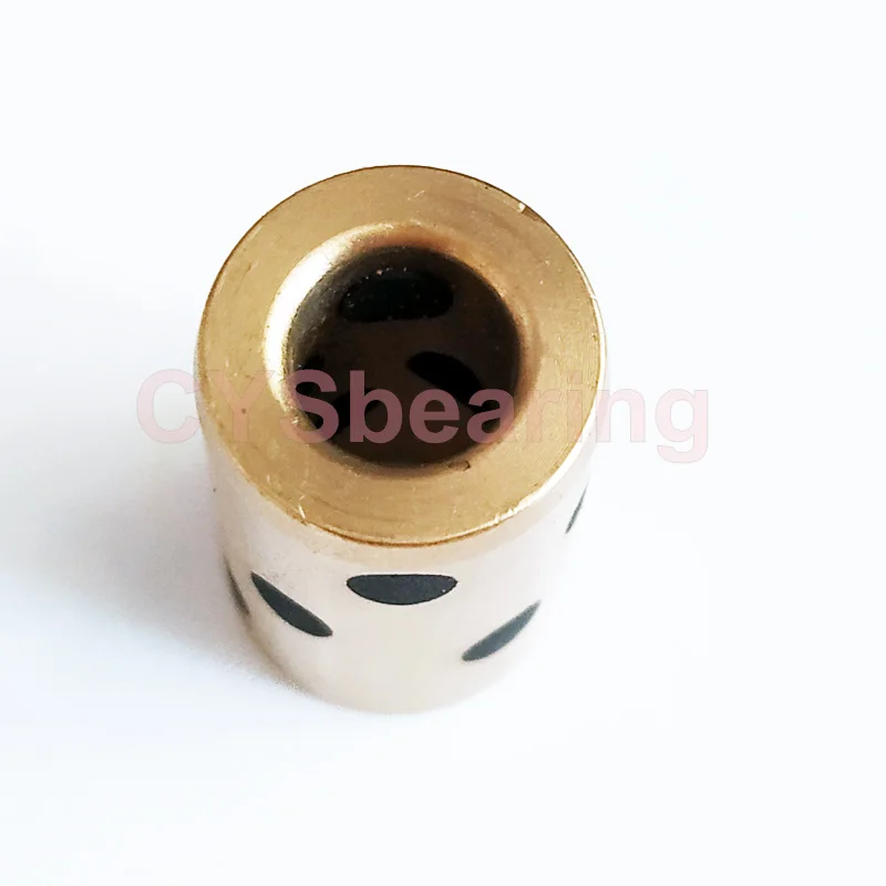 1pc bush 8x15x45 mm linear graphite copper set copper bushing oil self-lubricating bearing JDB for shaft 8mm LM8LUU LM8L