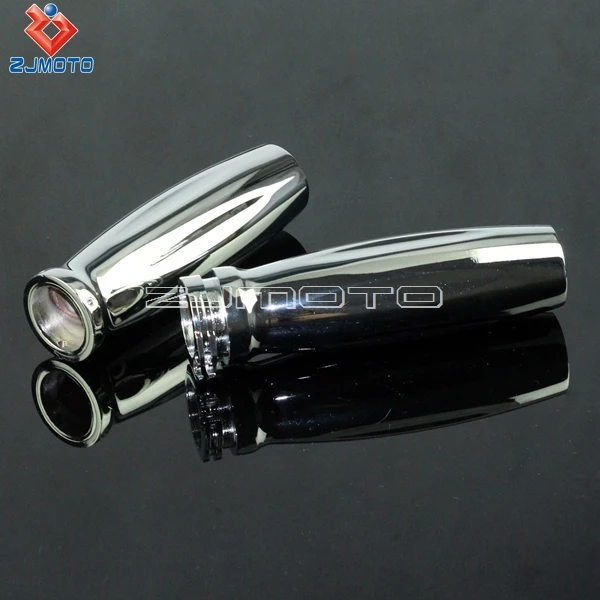 

Chrome Universal 1" Handlebar Grip For Honda Steed Magna 250 750 SHADOW 400 750 VTX1300 VTX1800 For Harley XL883 1200 25mm Grips