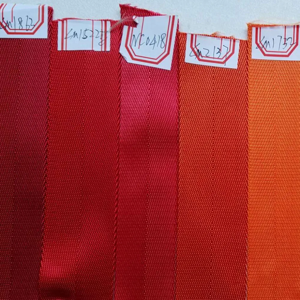 High Quality Red Orange Pink Yellow Brown Color 1.5 Inch 38MM Nylon Webbing Herringbone Tape For Bag Strap