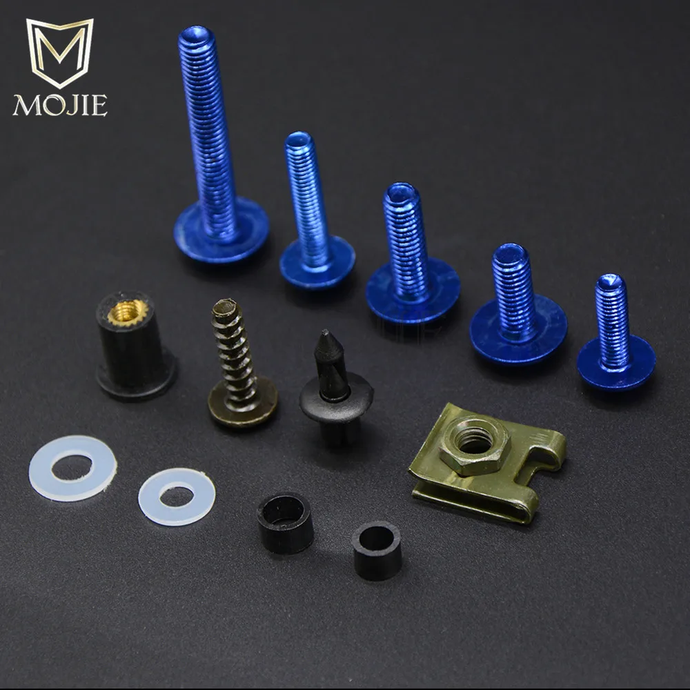 Motorcycle YZF R6 Complete Fairing Bolt Screws Kit For Yamaha YZF-R6 1999 2000 2001 2002 YZF R1 R6S R3 R125 R25 R15 Accessories