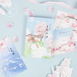 30 Sheets/Set Japanese Cherry Blossom Postcard Greeting Card Birthday Letter Gift Card Message Card