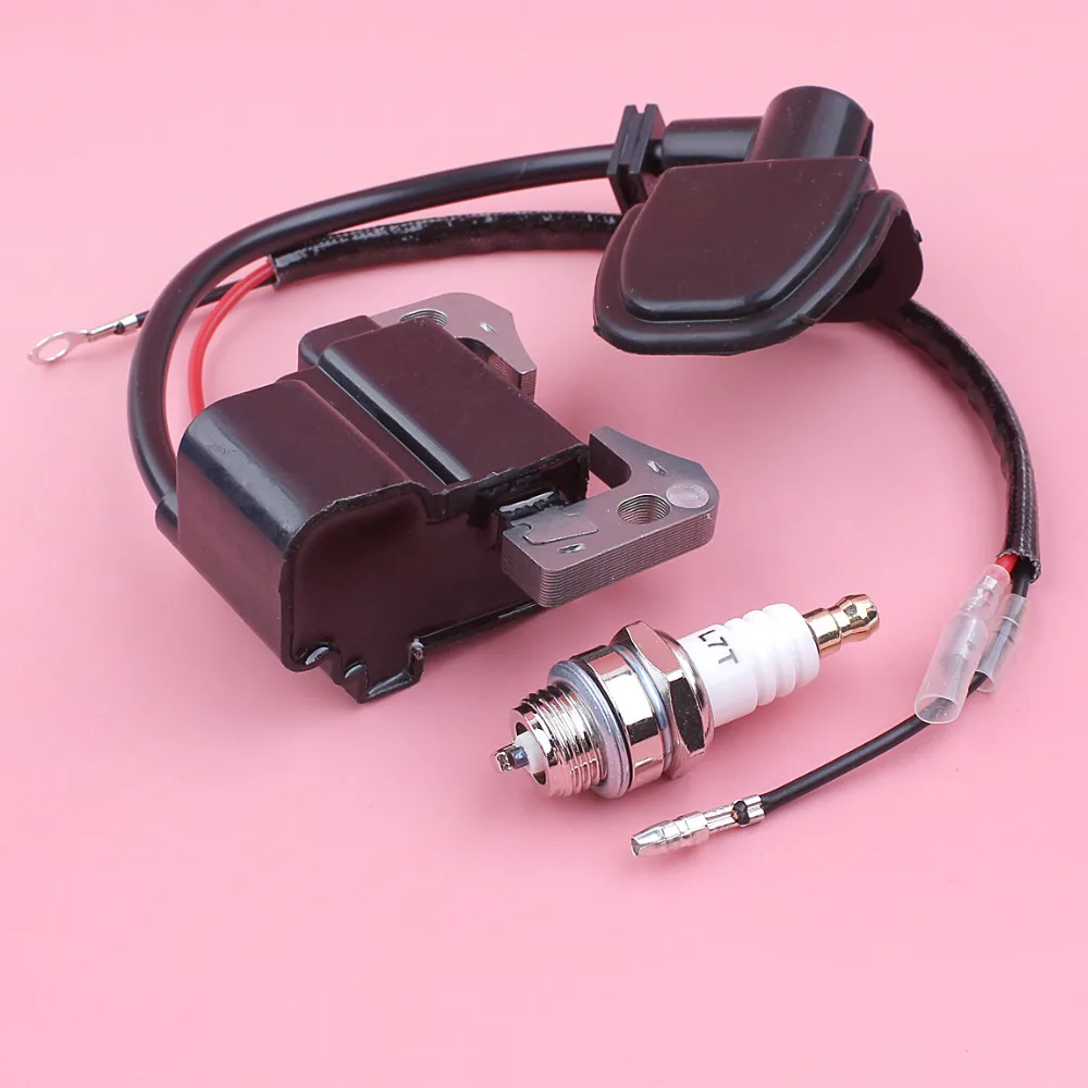 Módulo de bobina de encendido, Kit de bujías para Robin NB411, EC04, BG411, CG411, cortacésped, desbrozadora, accesorios, piezas de herramientas de jardín