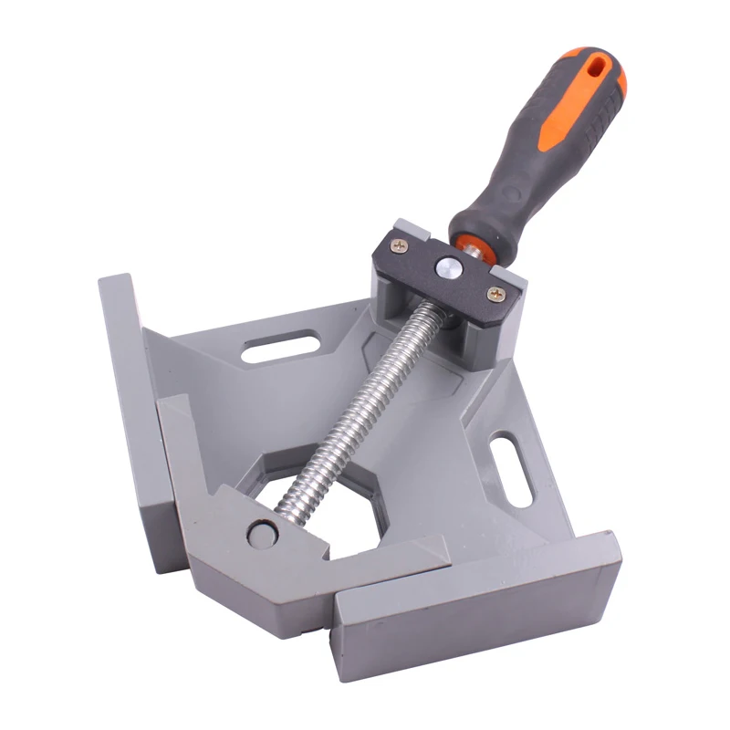 1pcs Aluminum Single Handle 90 Degree Right Angle Clamp Angle corner Clamp Woodworking Frame Clip Right Angle Folder Tool