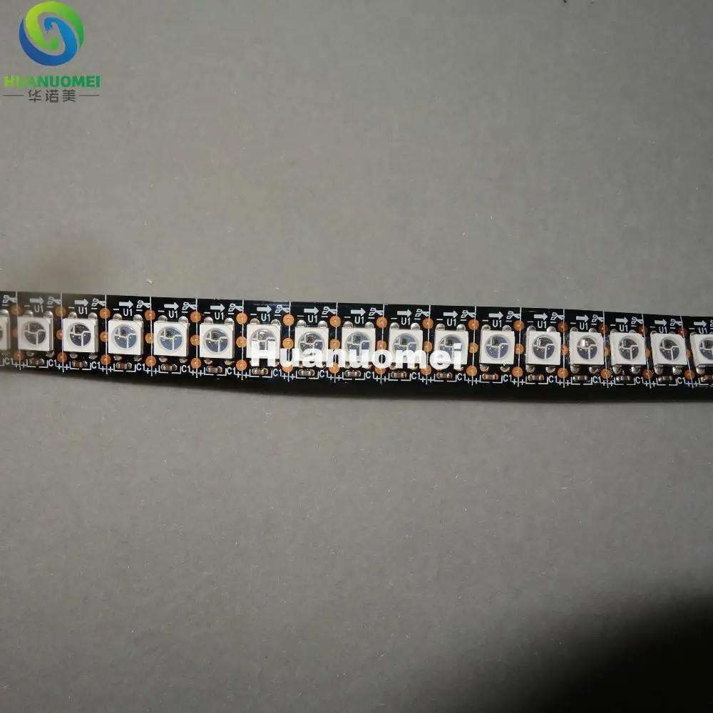 addressable 1m 144LEDs/m DC5V SK6812 led pixel strip,non-waterproof,with 144pixels/M;BLACK PCB