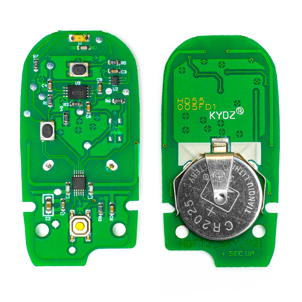 KEYECU A269ZUA106 433MHz Remote Key 2+1 Button Fob for Honda Civic 1996 1997 1998 1999 2000 Accord 1994 - 1997