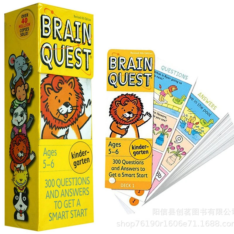 Imagem -02 - Brain Quest-cartões de Estudo para Crianças Inglesas Livro do Ano de Idade a Anos de Idade