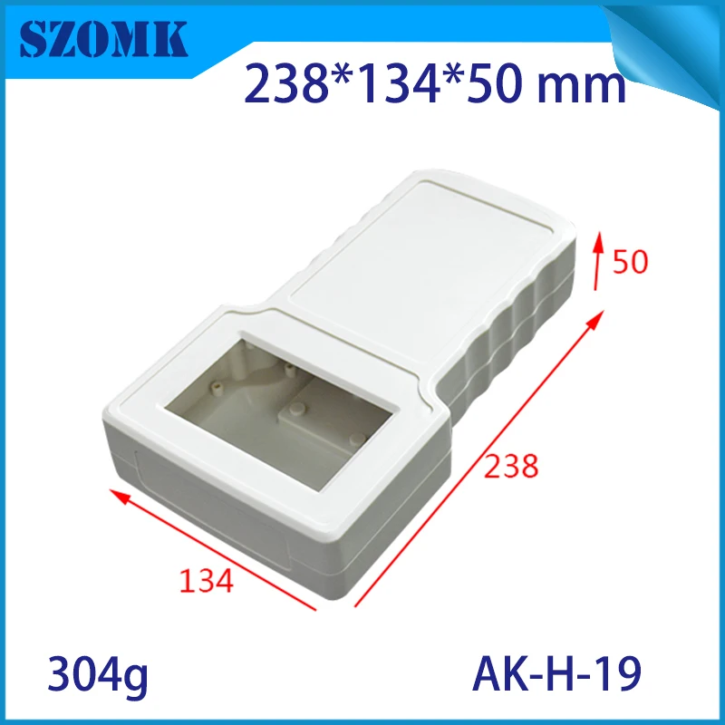 

1Pcs 238*134*50mm hot selling plastic LCD enclosure junction housing electronics handheld plastic box for instrument device