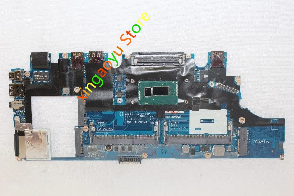 

LA-9431P для Dell для материнской платы ноутбука Latitude E7240 81ND9 081ND9 CN-081ND9 VAZ50 DDR3L i5-4200U CPU DDR3L