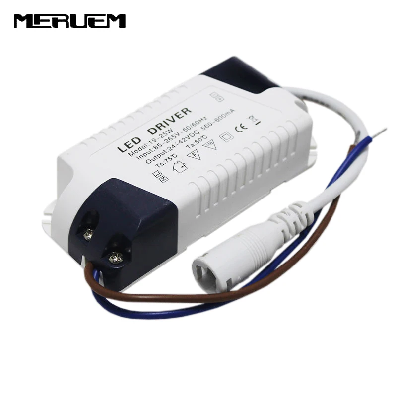 Free shipping  19-25W Led Lights Driver 20W-25W Power Supply Lighting Transformer AC85-265V Output:560-600mA,DC24-42V