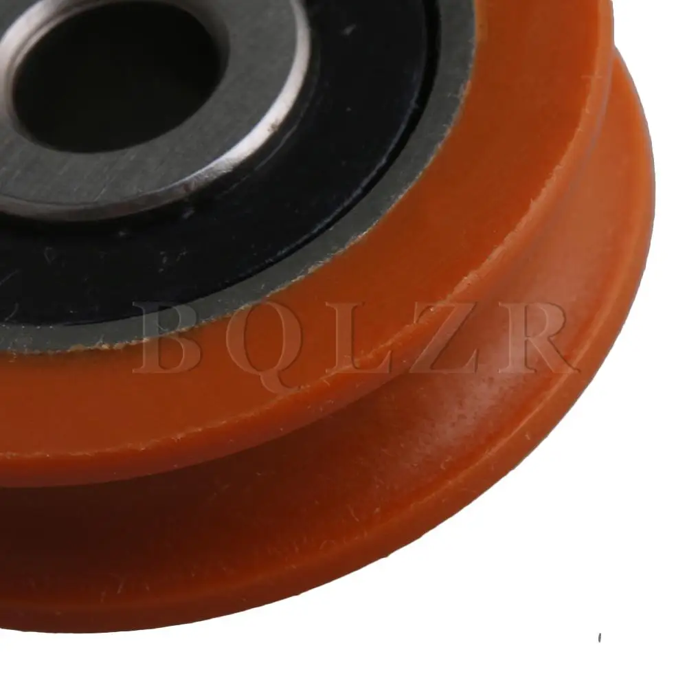 Imagem -05 - Bqlzr 29 Milímetros Fora Dia Laranja Nylon U-tipo de Pacote de Pista Sulco Rolamento de Roda Polia para Portas e Janelas de 4