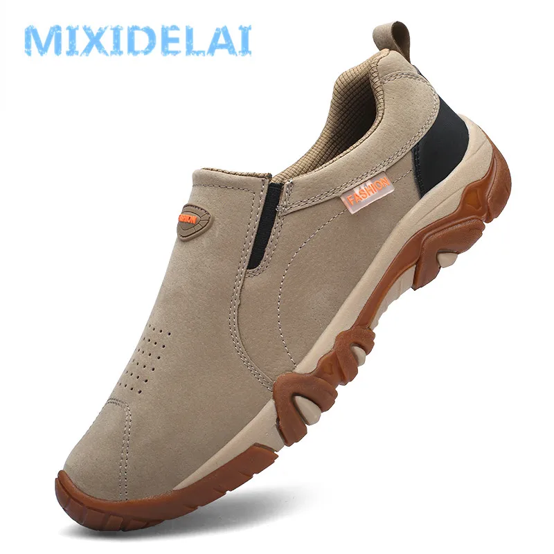 MIXIDELAI 2024 Spring Autumn Men\'s Casual Shoes Outdoor Loafers Sneakers For Men Shoes Male Footwear Walking Comfortable Slip-On