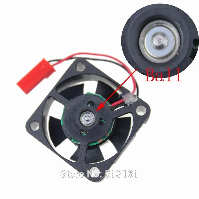 5 Cái/lô Gdstime 2510 25 mét x 25 mét x 10 mét 25 mét JST Nối DC Cooling Fan 12 V