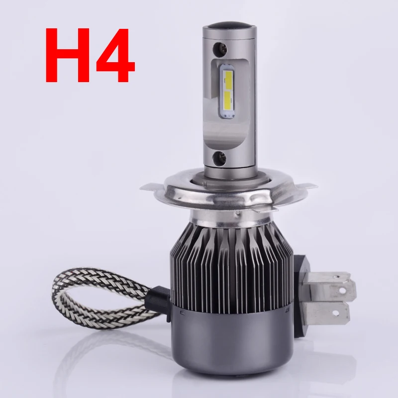 

1 Set H4 HB2 9003 60W 6000LM 5D LED Headlight Super Slim Conversion Kit FLIP Chips All-in-one Pure White 6000K H/L Driving Lamp