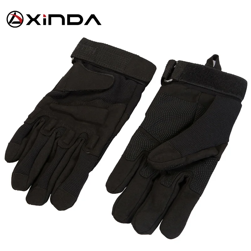 XINDA Camping Outdoor Sports Glove Rock Climbing Downhill Hiking Riding Anti Slip Full Fingers Tatics Gloves Survival Kit