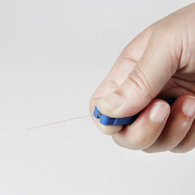 10 pcs FTTH gereedschappen glasvezelkabel twee in een vaste lengte stripper gecoate laag stripper willekeurige kleur gratis verzending ELINK