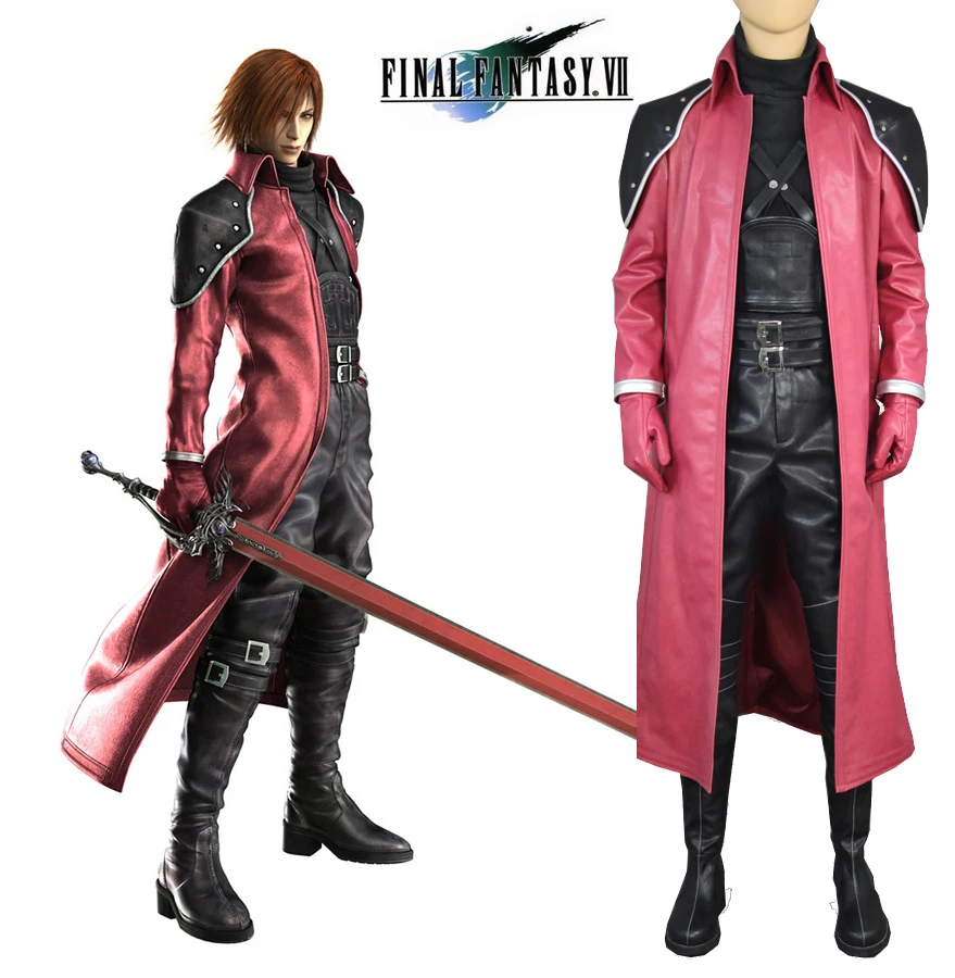 

Genesis Rhapsodos Cosplay Final Fantasy VII Genesis Rhapsodos Cosplay Costume Custom Made Any Size