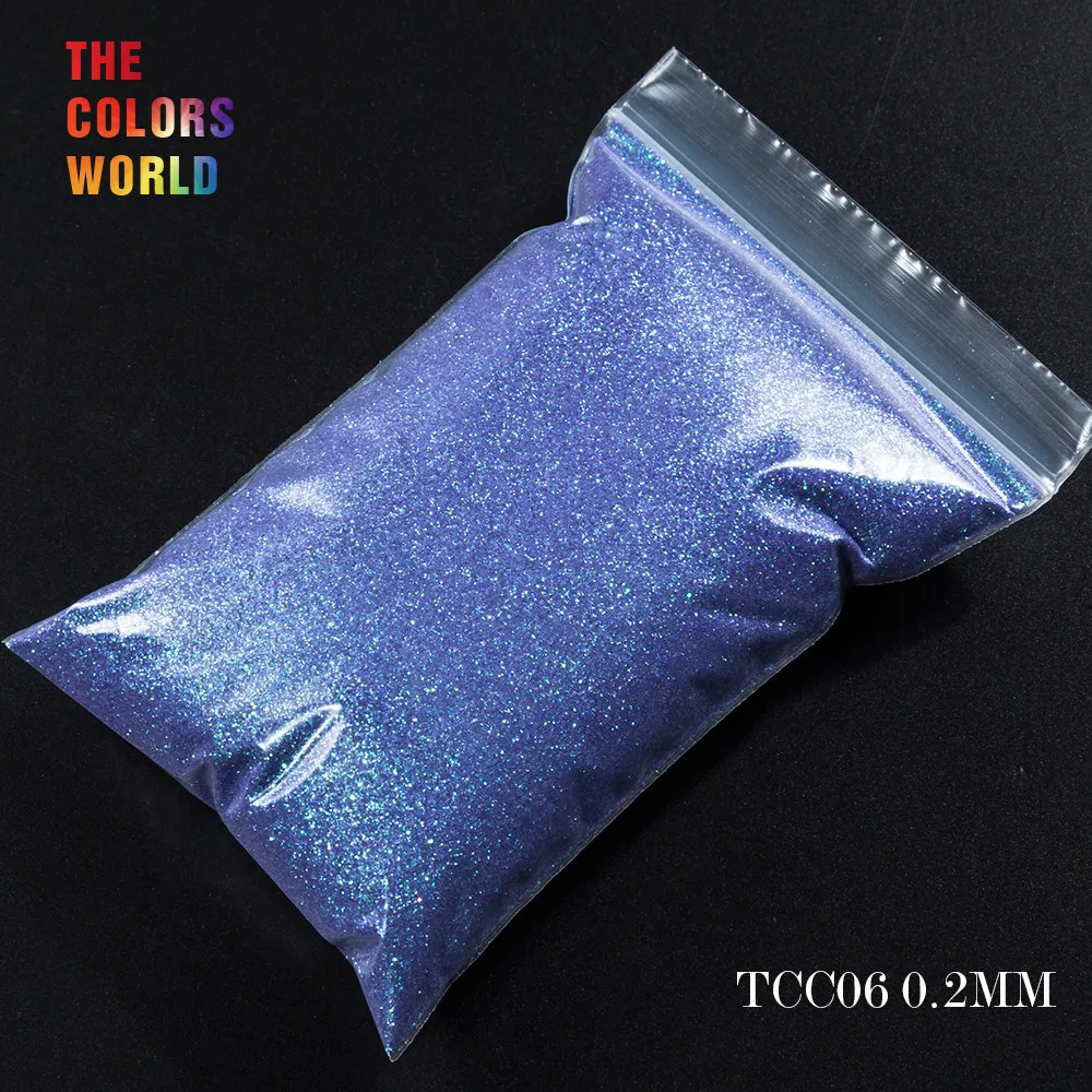 TCT-059 Solvent Resistant Iridescent Rainbow Colors Nail Glitter For Nail Gel Polish Nail Art Decorations Body Art Decorations