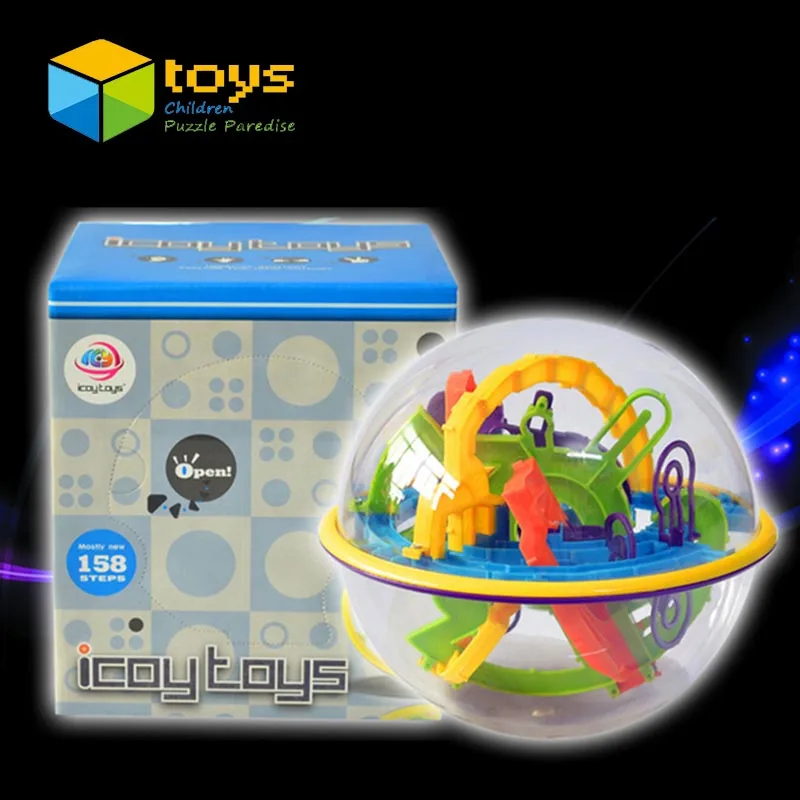 

3D Ball Maze Perplexus Ball Puzzle Labyrinth Magical Intellect Maze Ball Intelligence Educational Toys for Children 158 Barriers