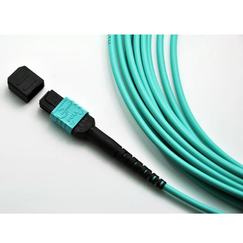 MPO-MPO 12cores OM3 Multimode 3meter Fiber Optical Patch cord for PON Solution