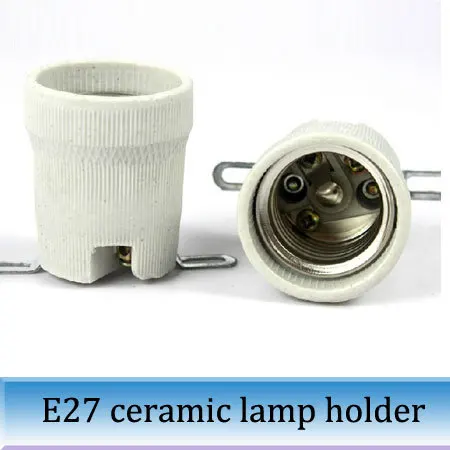 E27 ceramic lamp base special crawler wooden tortoise box cap screw thread port ceramic lamp holder X10