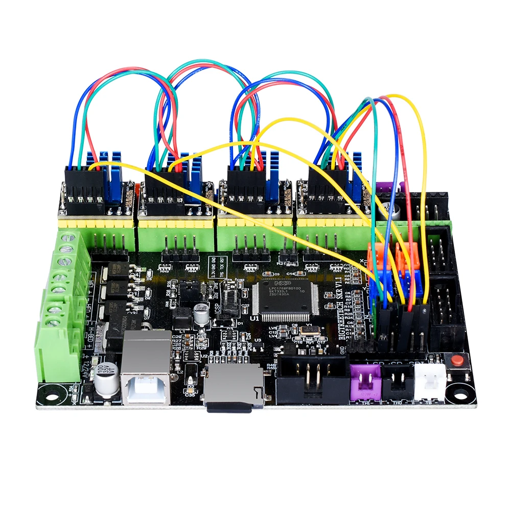 BIGTREETECH TMC2130 V3.0 SPI TMC2208 UART Stepper Motor Driver 3D Printer Parts for SKR V1.3 V1.4 PRO MKS sGEN L A4988 TMC2209