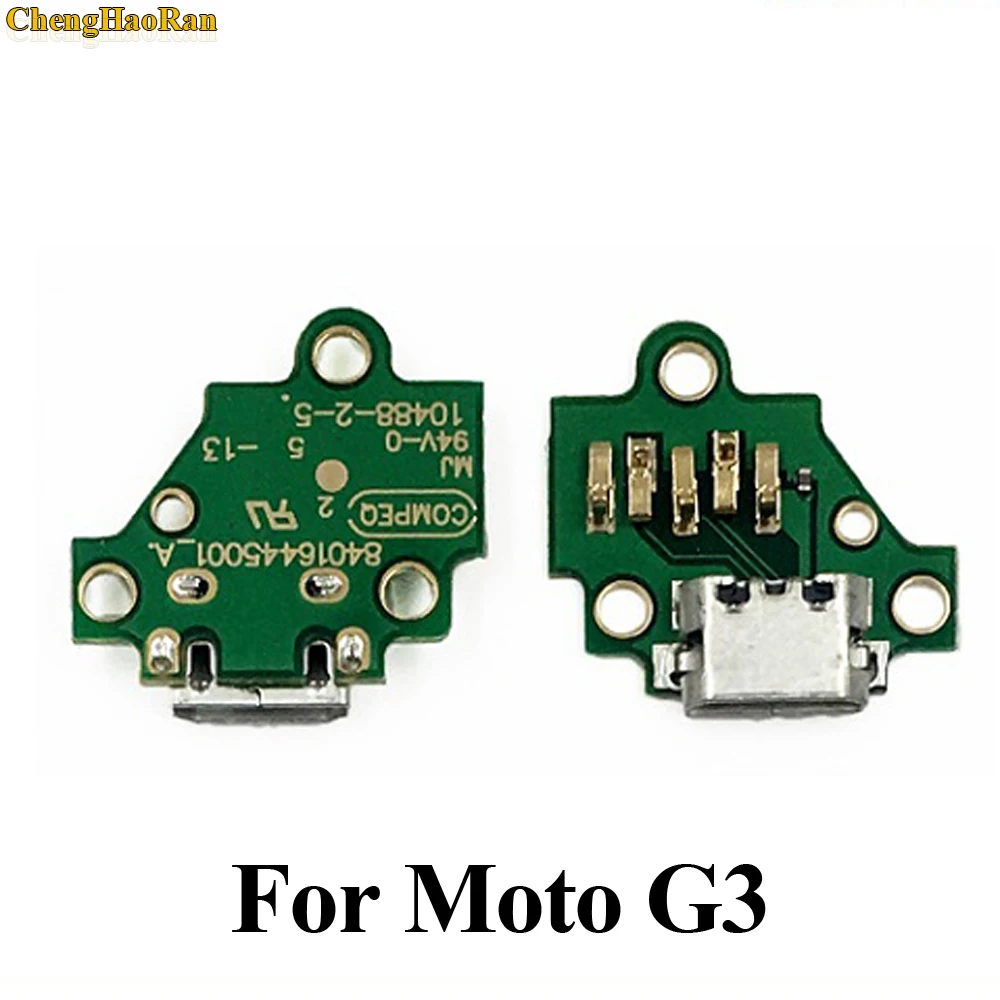 ChengHaoRan 1pcs New USB Charging Port Dock Charger Plug Connector Board Flex Cable For Motorola Moto G3 XT1540 XT1541 XT1548