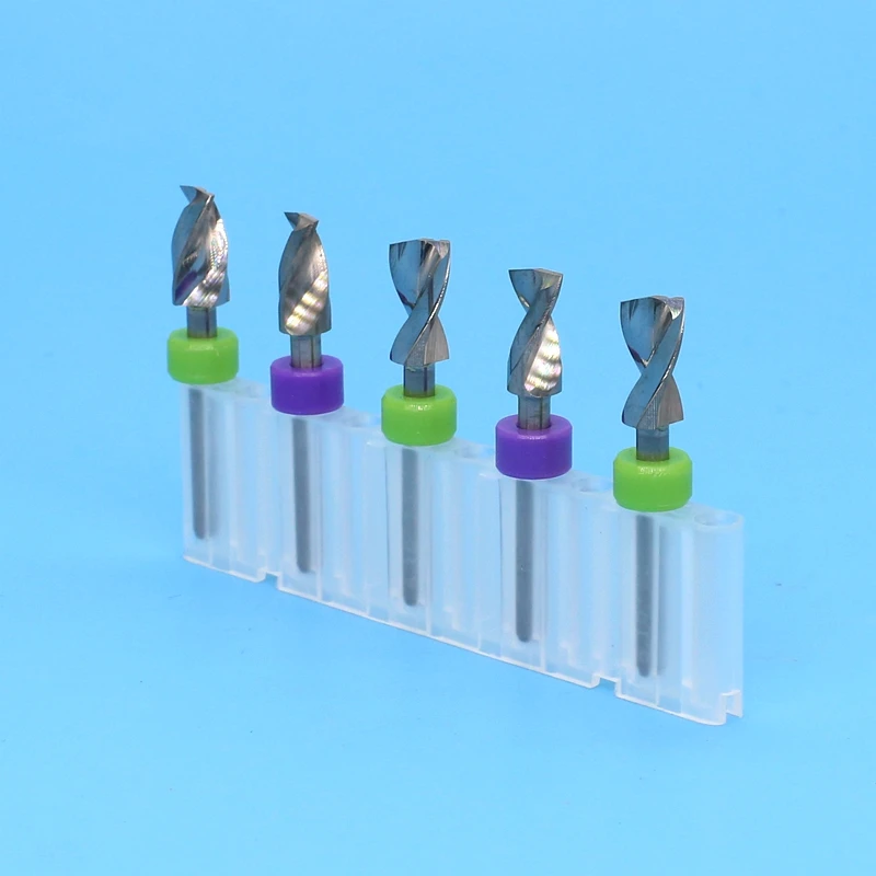 5.1mm 5.2mm 5.3mm 5.4mm 5.7mm 5.8mm 6.0mm  5pcs/set Carbide Dremel PCB Drill Bits Print Circuit Board Mini CNC Drilling Bit Set