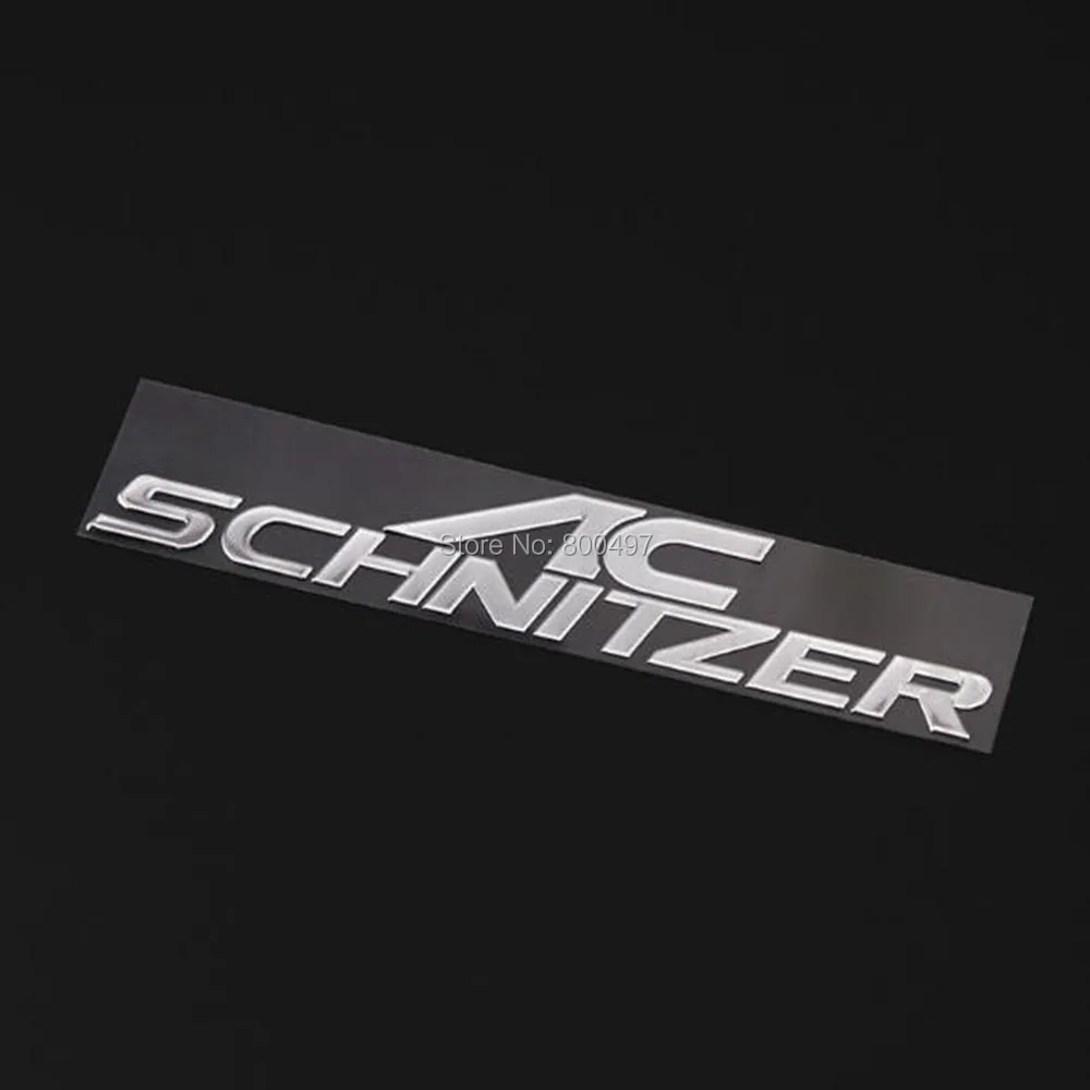 Insignia de aleación de níquel 3D para maletero de coche, emblema adhesivo, accesorios de estilo de coche, calcomanía para AC Schnitzer, novedad