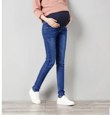 

Fashion Maternity Clothes Elastic Maternity Jeans Skinny Pregnancy Pants Trouers for Pregnant Women Plus velvet winter Clothing