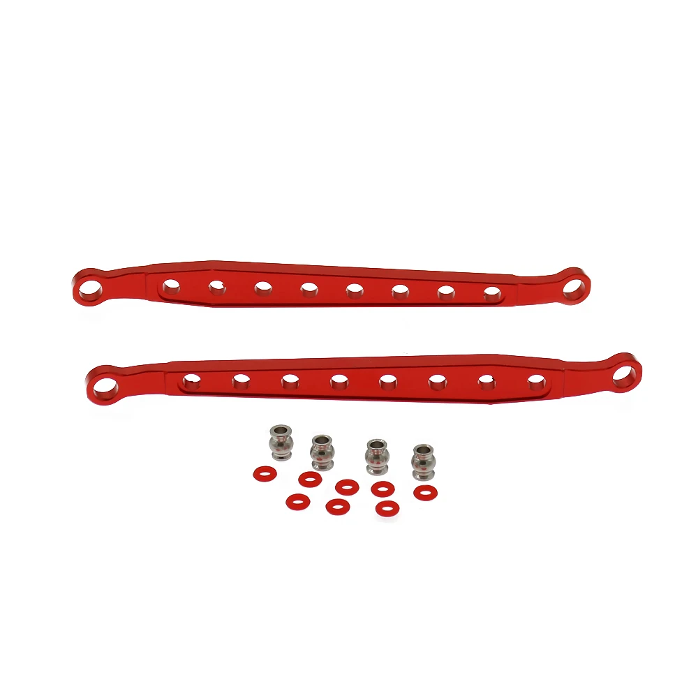 RCAWD-Juego de enlace inferior delantero/trasero de aleación Multicolor para coche de radiocontrol, 1/10, Axial Wraith Spawn AX90056, AX90045, AX90018, 2 uds.