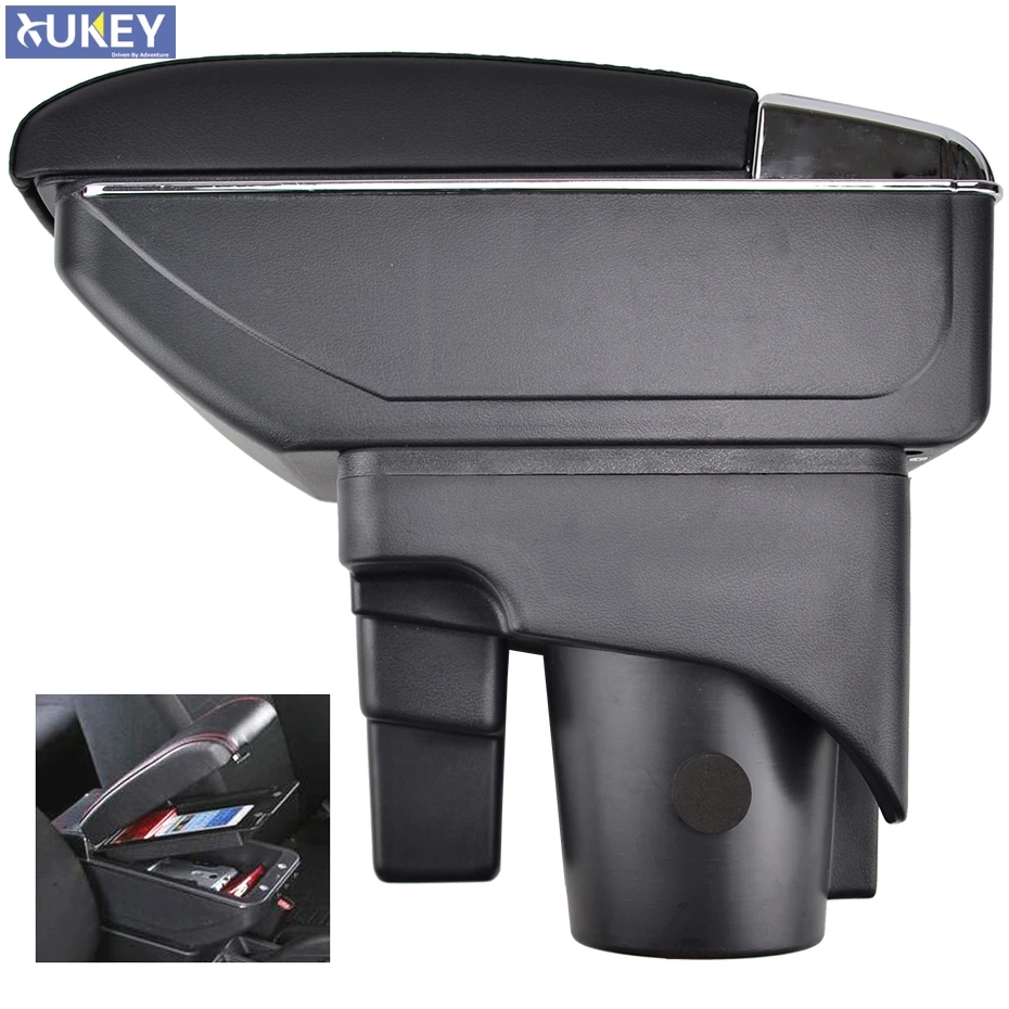 Car Arm Rest Support Storage Box Tray Center Console Armrest For VW Golf 6 Mk6 2008-2013 Jetta Mk5 06-2011 Vento 2009 2010