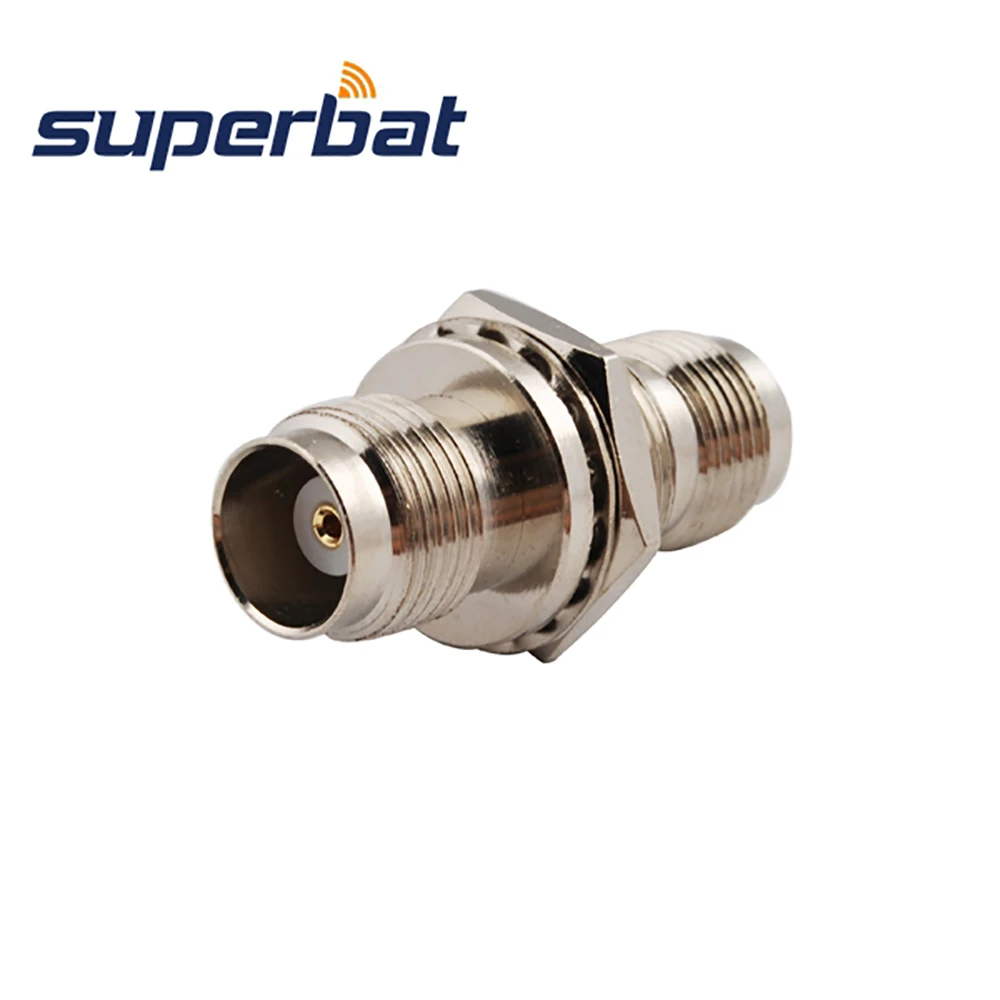 Superbat 5 Stuks TNC-TNC Adapter Tnc Vrouw Naar Jack Schot Recht Rf Coaxiale Connector