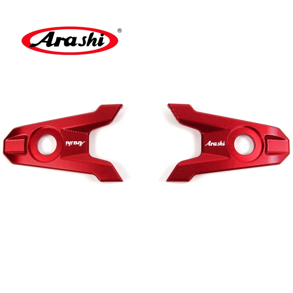 Arashi 1Pair CNC Aluminum Motorcycle Rear Axle Trim Cover Blocks Chain Adjuster For KAWASAKI Z800 Z 800 Z-800 2013 2014 2015