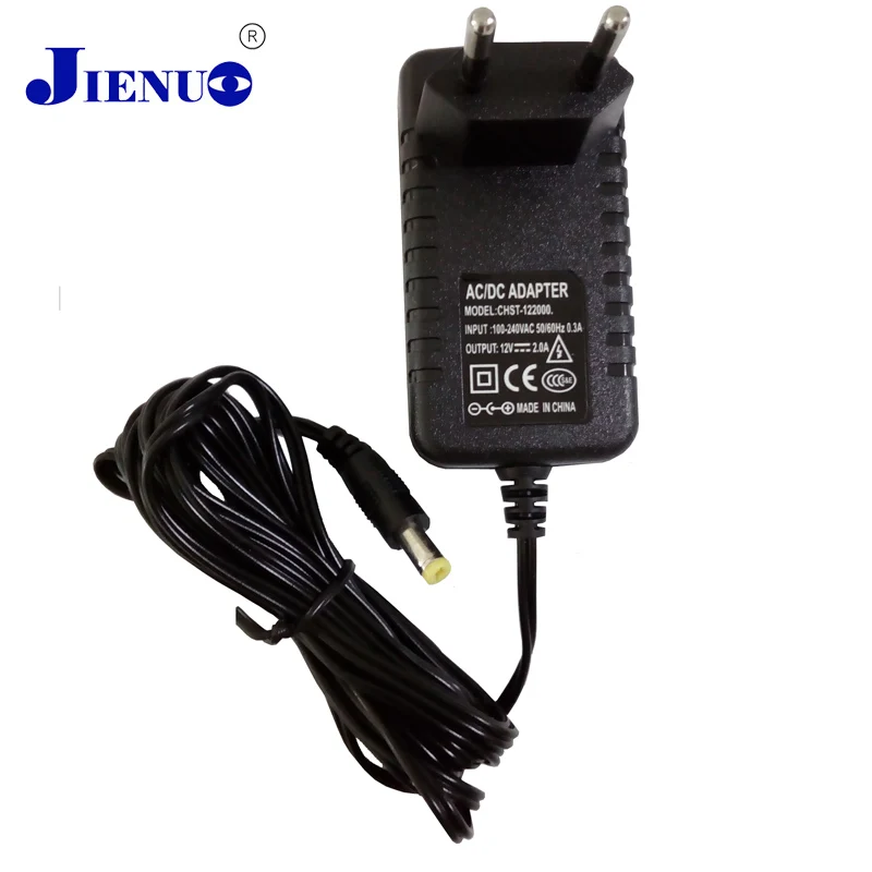 3M power adapter DC12V 2A Ip Camera Power Extension Adapter 5.5*2.1mm input 100V-240V EU specifications