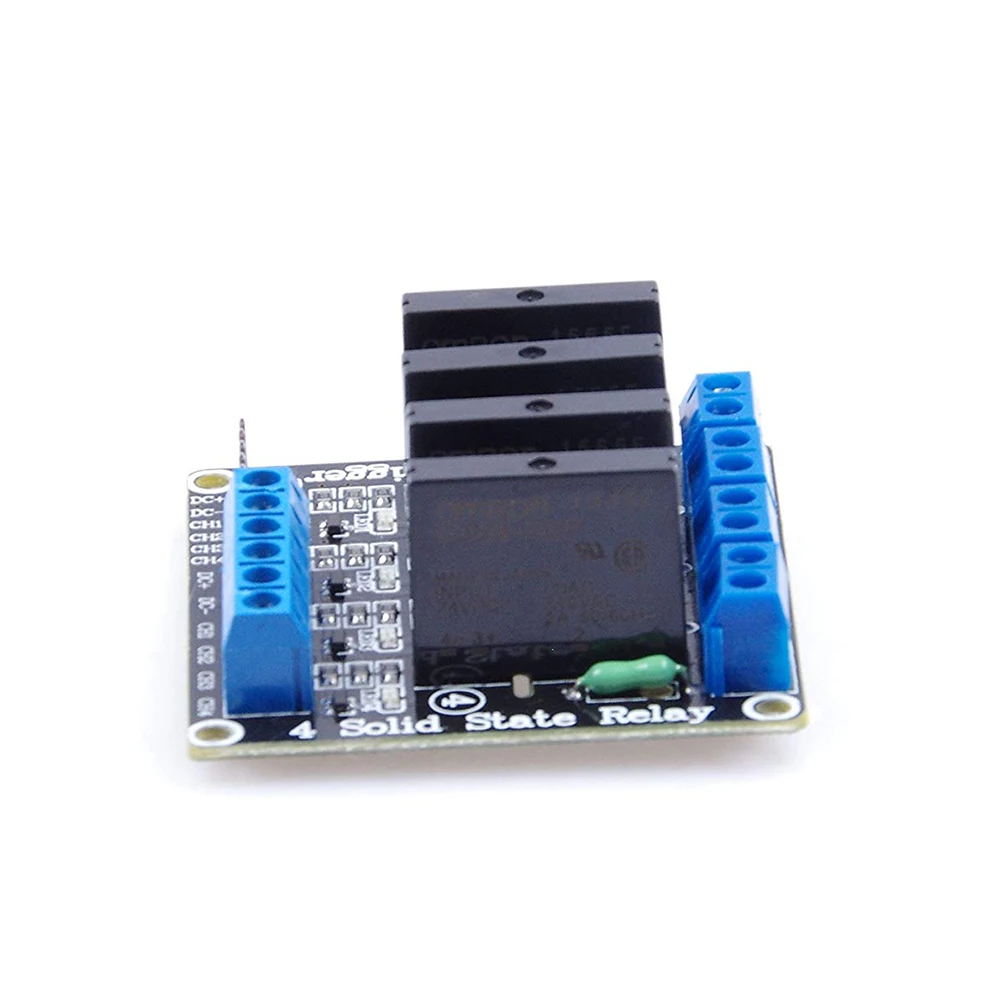 4 Channel Solid State Relay Module Board High Level Trigger 5V 2A for Arduino  MEGA2560 MEGA1280 ARM DSP PIC Relay Module
