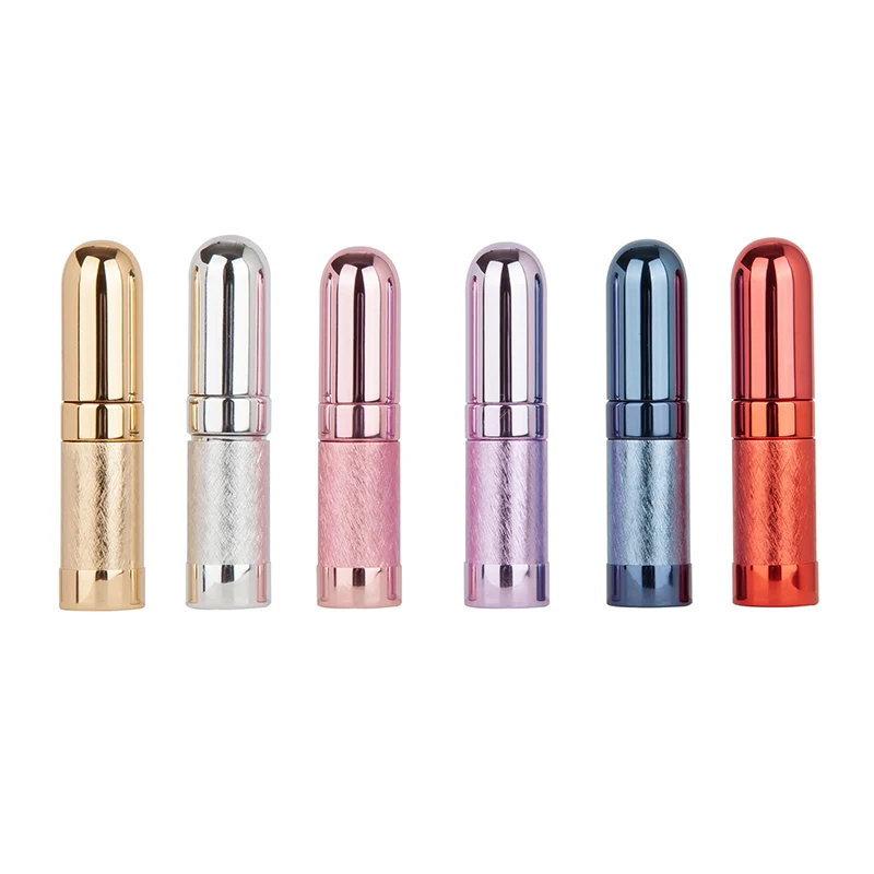 1pc 6ml Metal Perfume Bottle Mini Portable Travel Refillable Perfume Atomizer Bottle For Spray Scent Pump Empty Parfum Bottle