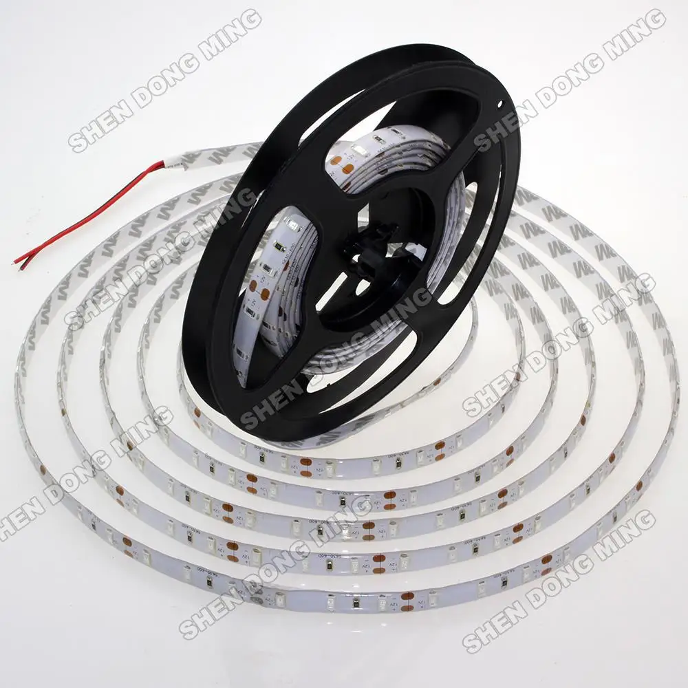 white/cold white/warm white Waterproof led strip 5630 SMD Water proof IP65 led ribbon  DC12V 60Leds/m 14.4w/m flexible led light