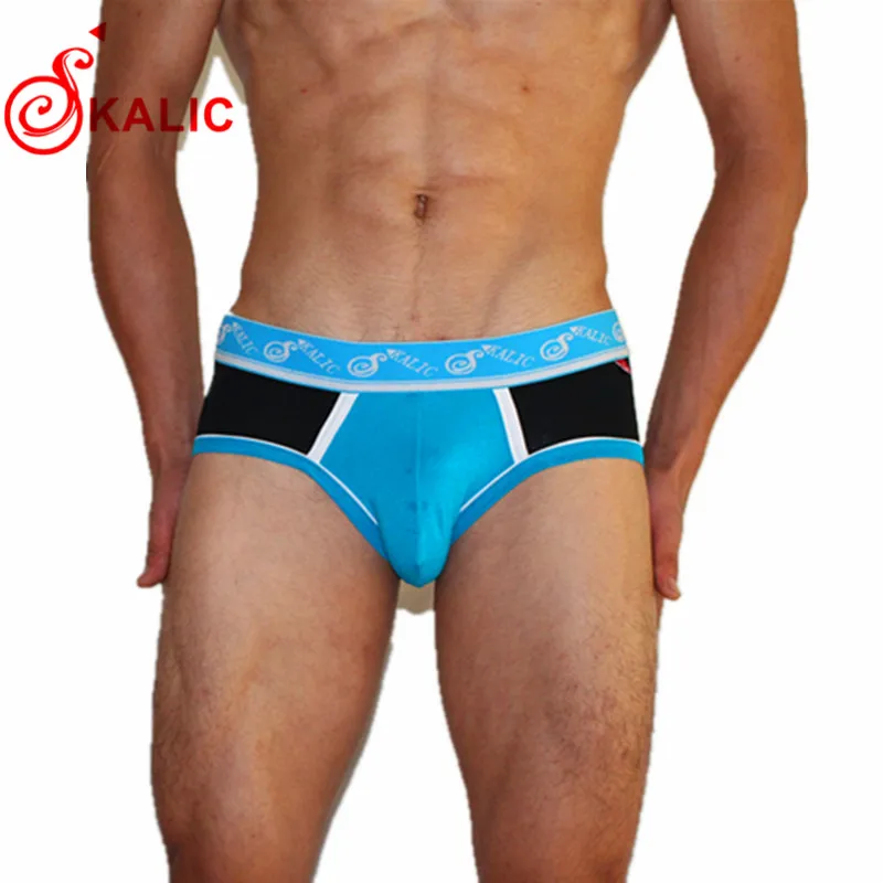 Famous Brand KALIC Mens Underwear Briefs Sexy Penis Briefs And G Strings Lingerie Men Jockstraps Fashion Mens Briefs Underwear