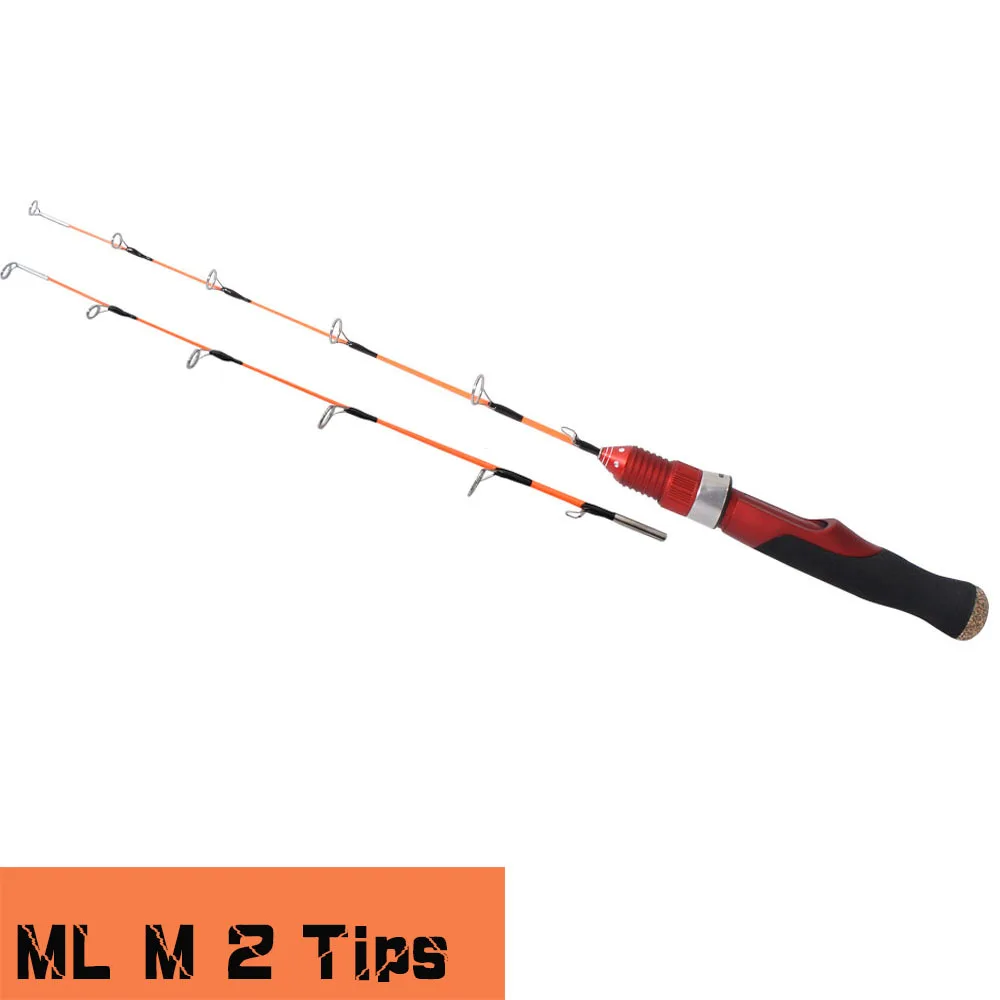 Winter Fishing Rod Pole Ice Fishing Tackle for Winter ML M Power Protable Spinning Rod 45cm