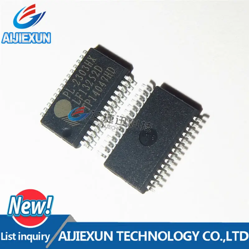 10Pcs PL-2303HXD PL2303 SSOP28 Supports remote wake-up from MODEM input signals in stock 100%New and original