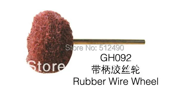 100pcs/lot  GH092 ruber wire wheel, jewelry tools/ mini jewelry polishing wheel, mini polishing wheel with handle